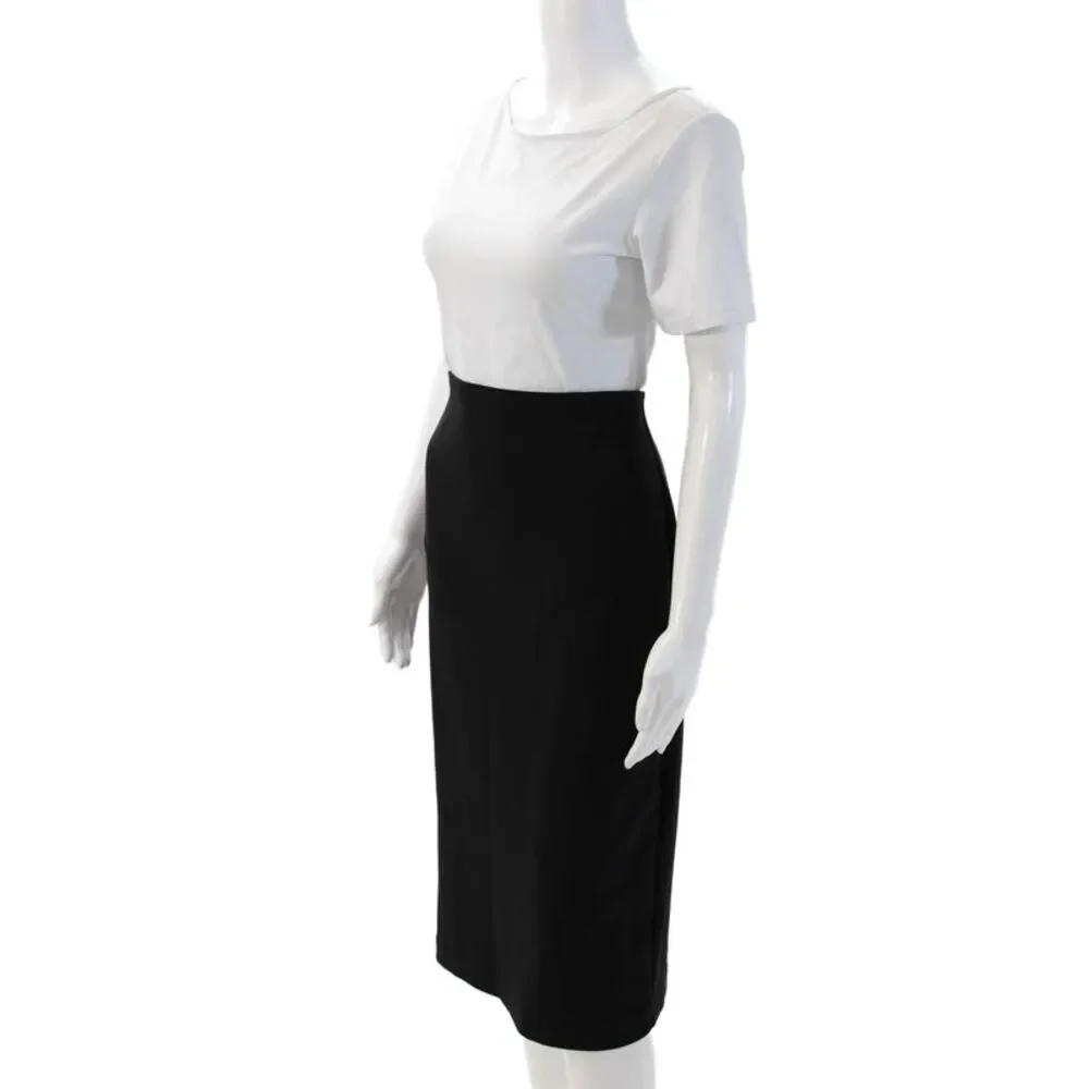 Joseph Ribkoff Womens Straight Pencil Skirt Black Size 12